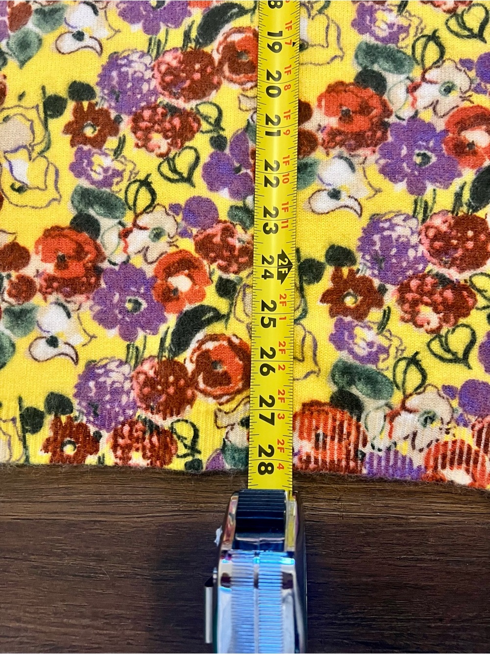 Prada Yellow Floral Pencil Skirt - Picture 6 of 12
